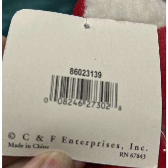 C&F Enterprises Inc Red Santa’s Little Helper 10”Pillow With Photo Insert Window - Picture 7 of 9